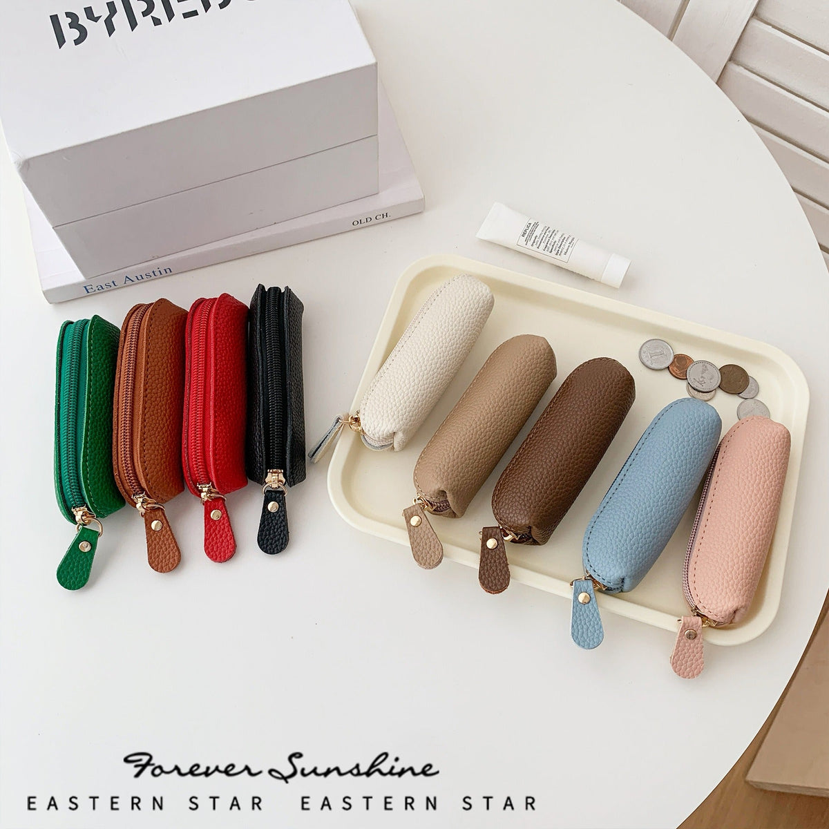 Personalized PU Leather Rosary Coin Purse with Name