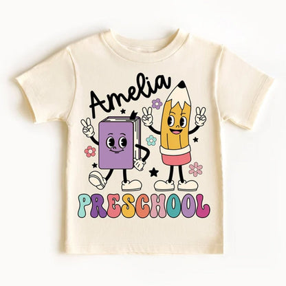 Personalized Kindergarten Shirt, Personalized Back to School Shirt Personalized First Grade Shirt
