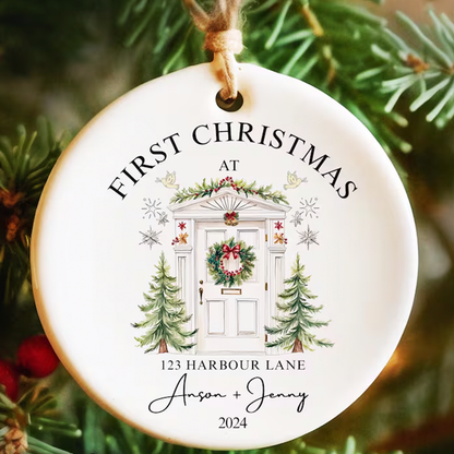 Our New Home Christmas Ornament, Our First Christmas Ornament