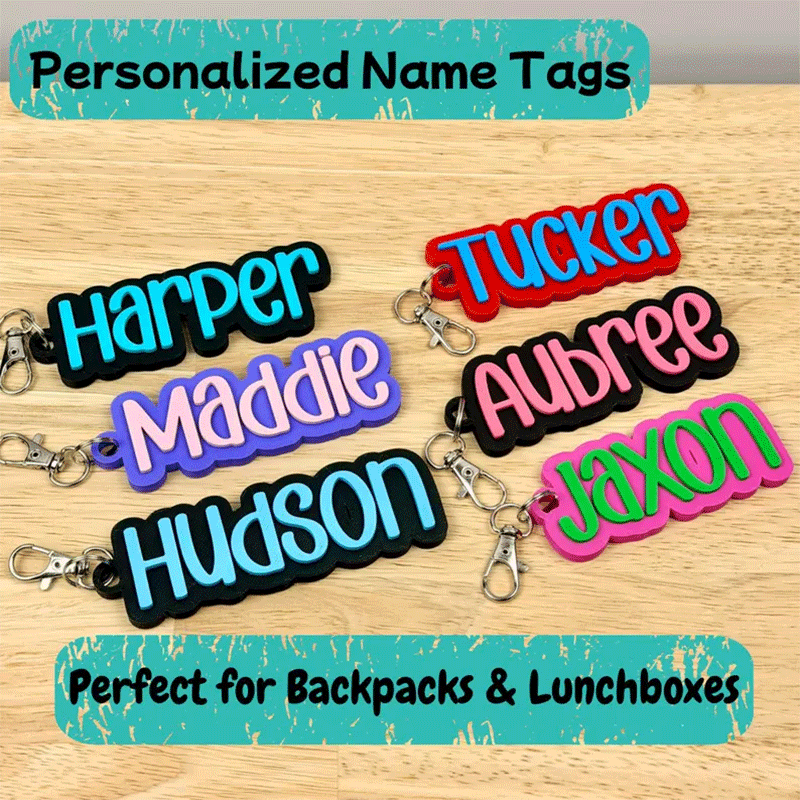 Personalized Soccer Football  Basketball  Name Keychain | Backpack Tags, Bag Tag
