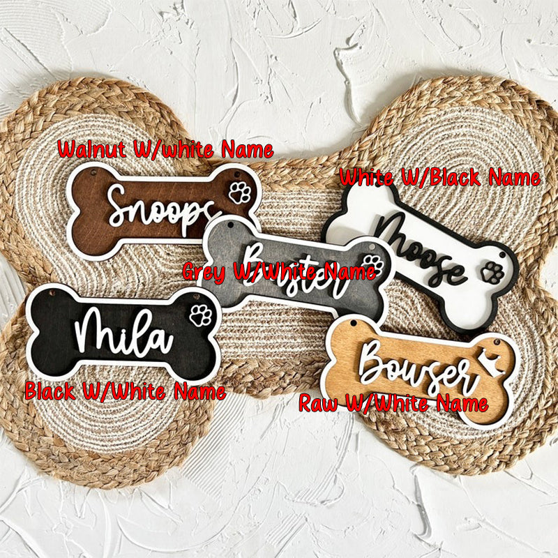 Personalized Dog Name Plate, Kennel Name Sign, Dog Crate Name Plaque