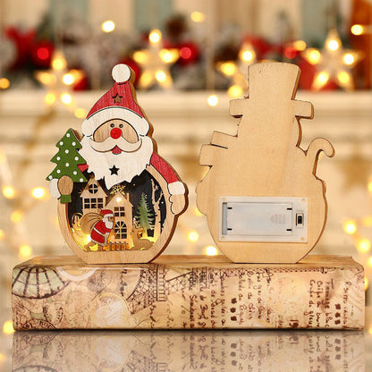 Custom Wooden Snowman/Santa/Reindeer Lantern