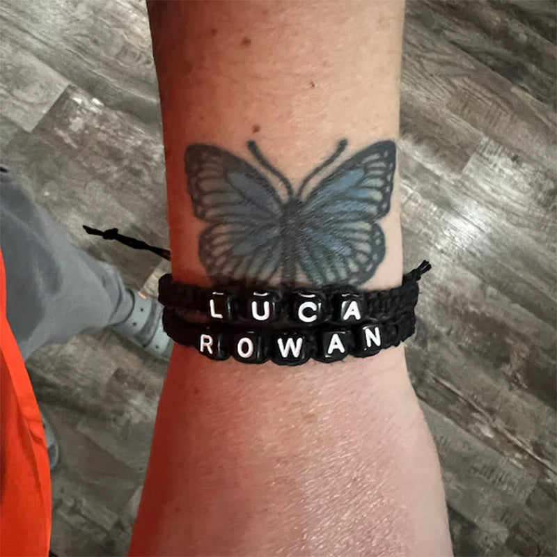 Custom Name Hemp Bracelet / Personalized Word Macrame Bracelet