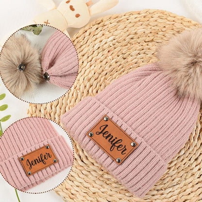 Custom Name Baby Beanie,Personalized Kids Winter Beanie
