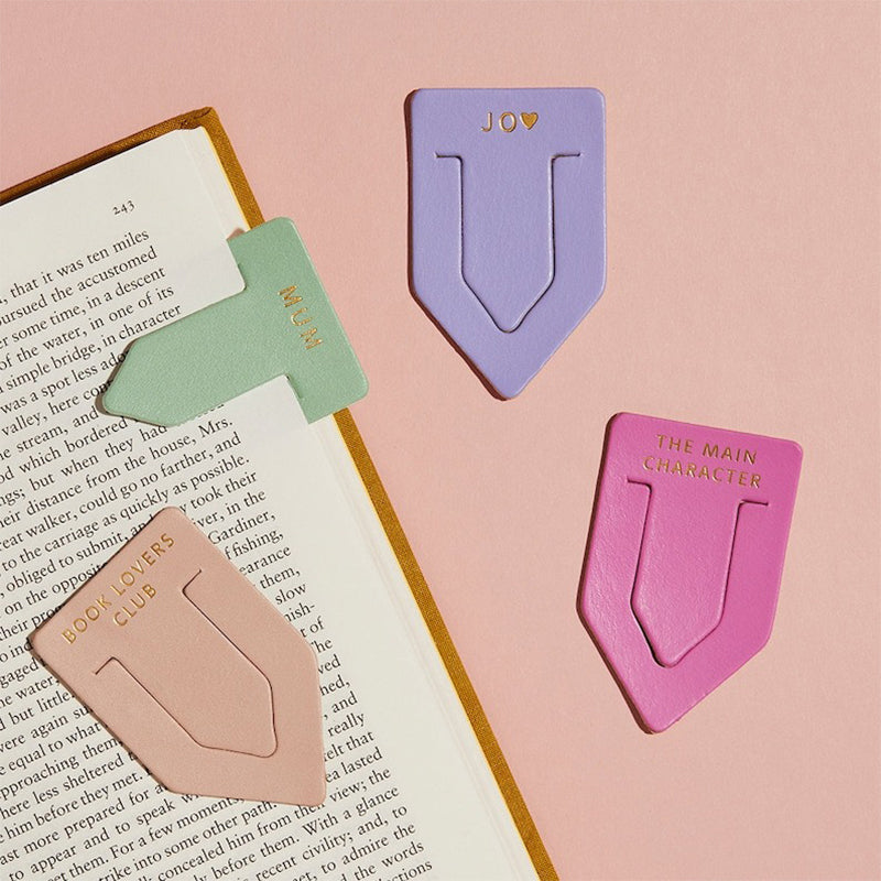 Personalised Leather Point Bookmark | Arrow Shape Bookmark
