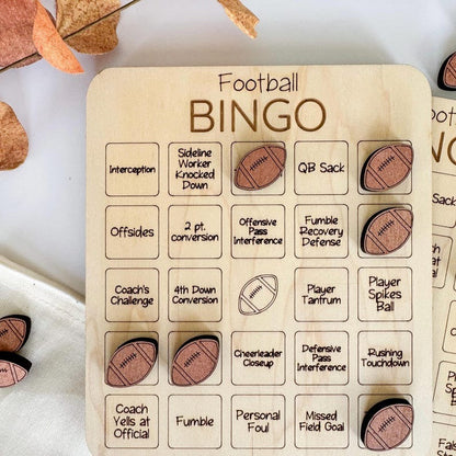 Football Bingo Game – Football Fan, NFL, NCAA, Fantasy Football, Football League