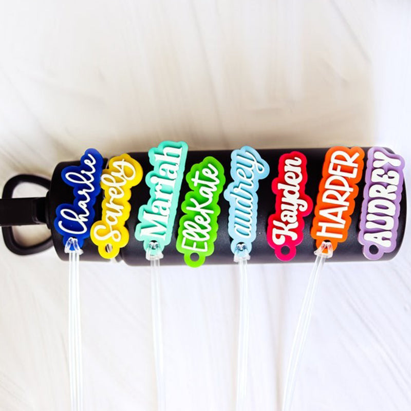 Custom Name Water Bottle Tag, Backpack Name Tag
