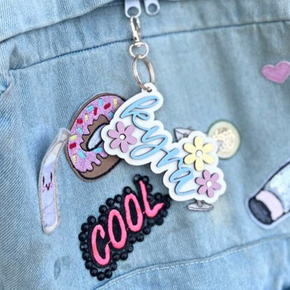 Customized Name Tags, Kids School Bags, Lunch Boxes, Backpacks, Wooden Keychains