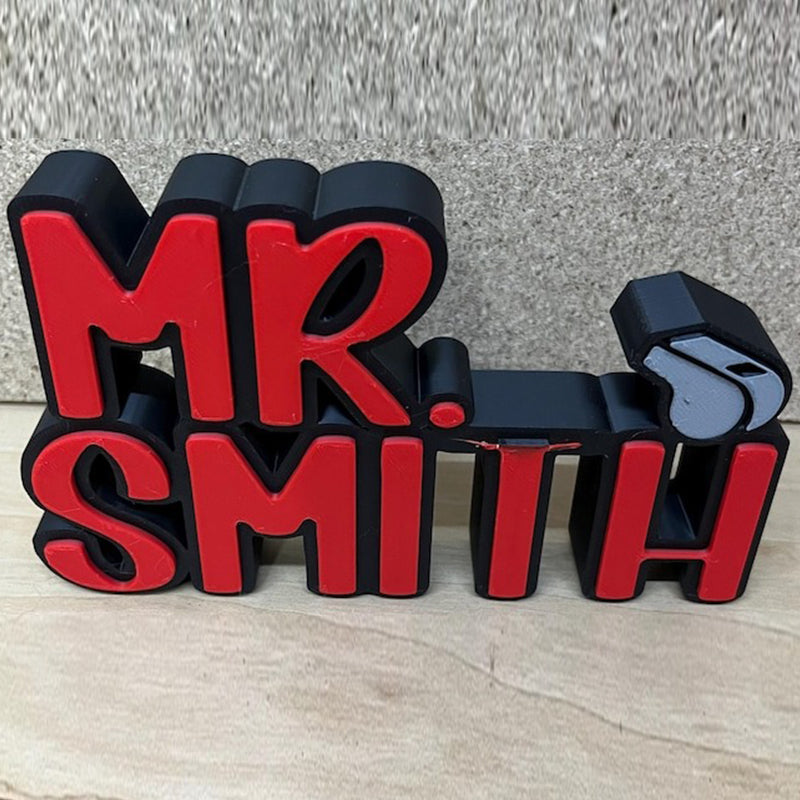 Personalized Desk Name Plate for Teachers