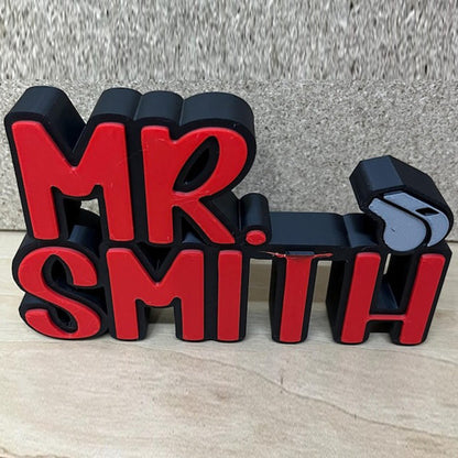 Personalized Desk Name Plate for Teachers