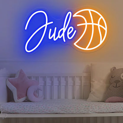 Custom Soccer Name Neon Sign, Football Neon Sign