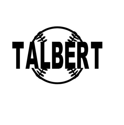 Baseball Softball Helmet Decal, Personalized, Baseball Softball Sticker