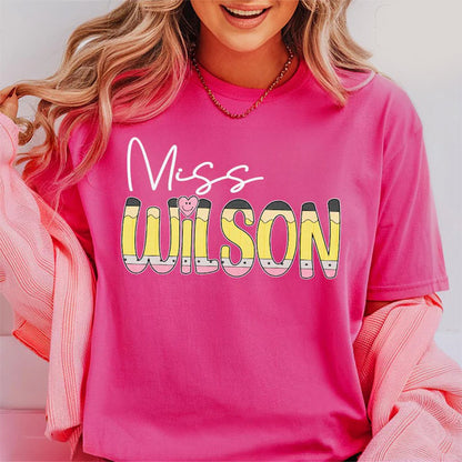 Custom Name Teacher Shirt, First Day Of School Teacher Shirt