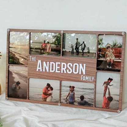 Personalized Family Collage Frame | Custom Text Picture frame