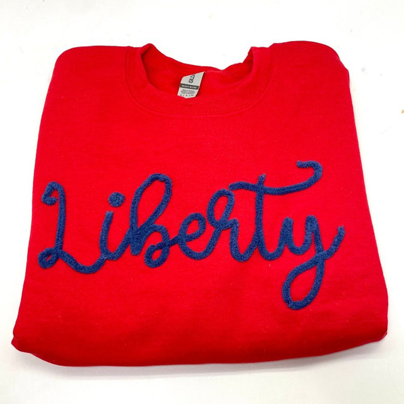 Chenille Letter Sweatshirt Team Sports Shirts