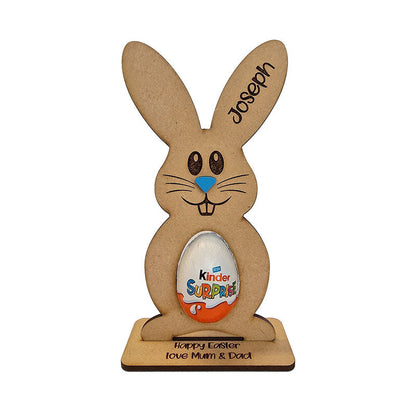 Personalised Easter Egg, Creme Holder Decoration Bunny Treat