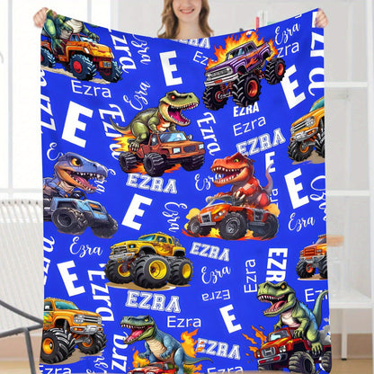 Personalized Flannel Throw Blanket