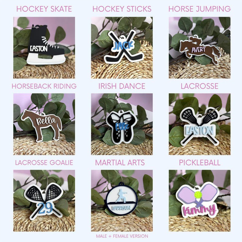 Personalized Sports Bag Tag