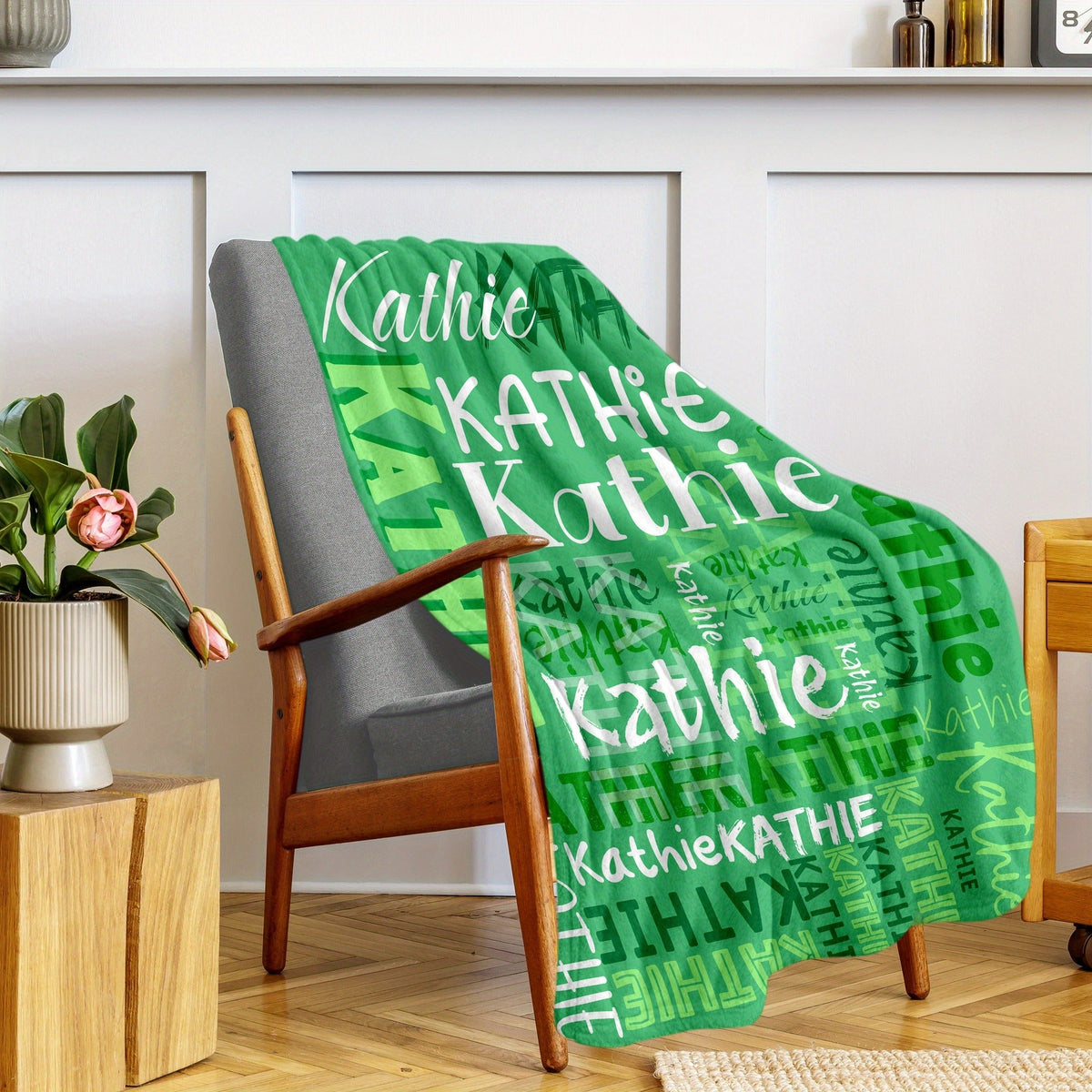 Blanket Personalized Flannel Throw Blanket for Son Daughter