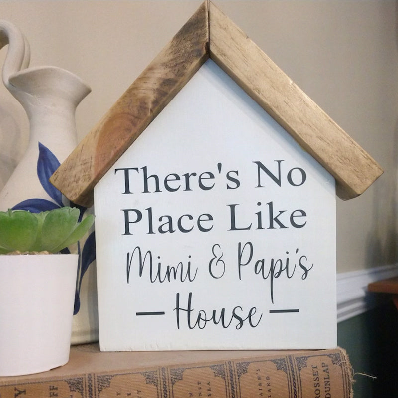 There's No Place Like Grandparents House Personalized Collector
