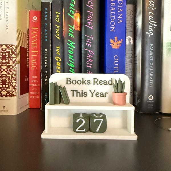 Book Counter, Books Read This Year