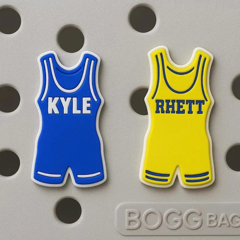 Personalized Sports Bag Tag | Custom Name Keychain | Team Gift | Bogg Bag Accessory