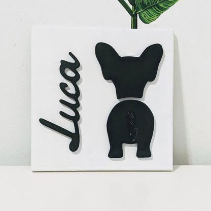 Custom Dog Leash Holder | Personalized Breed Dog Leash Holder
