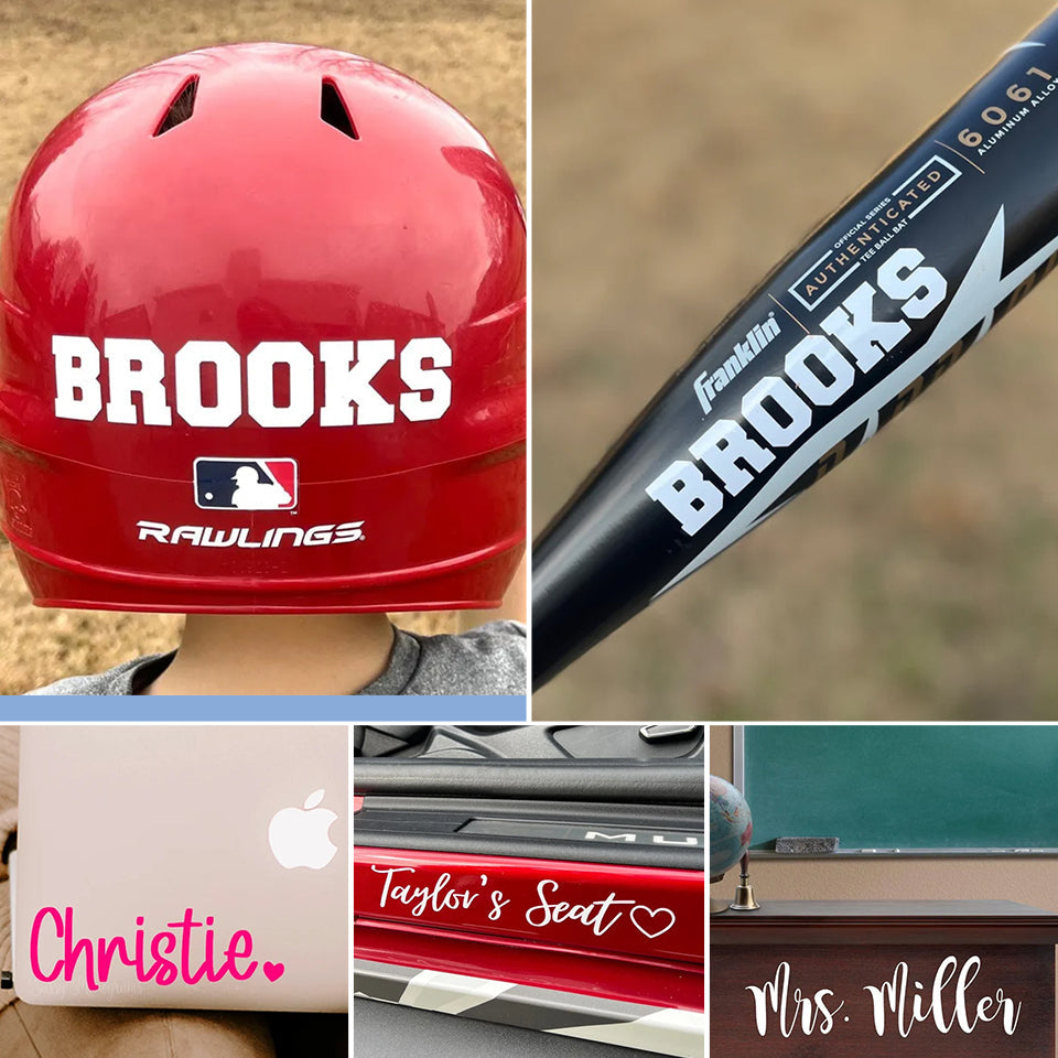 Custom Sticker Name Vinyl Decal | Car Decal | Loopy Decal | Laptop
