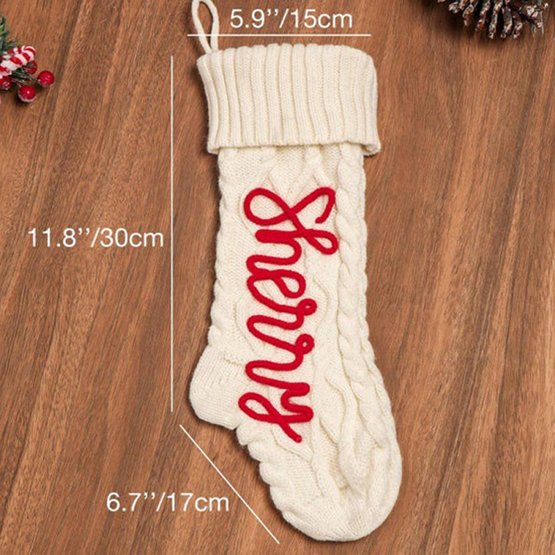 Personalized Christmas Stocking Embroidered Holiday Stocking