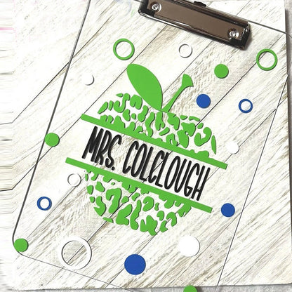 Teacher Clipboard, Teacher Gift, Personalized Clipboard