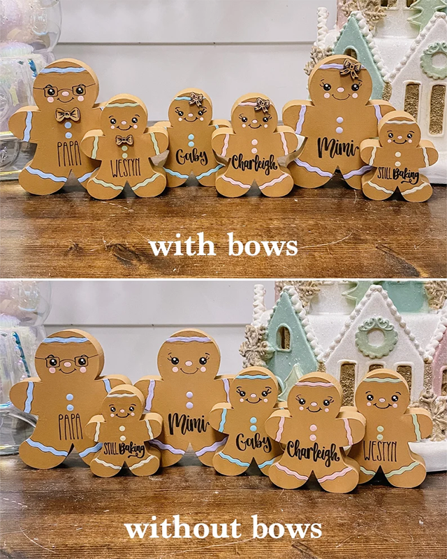 Personalized Gingerbread Block - Gingerbread Blocks