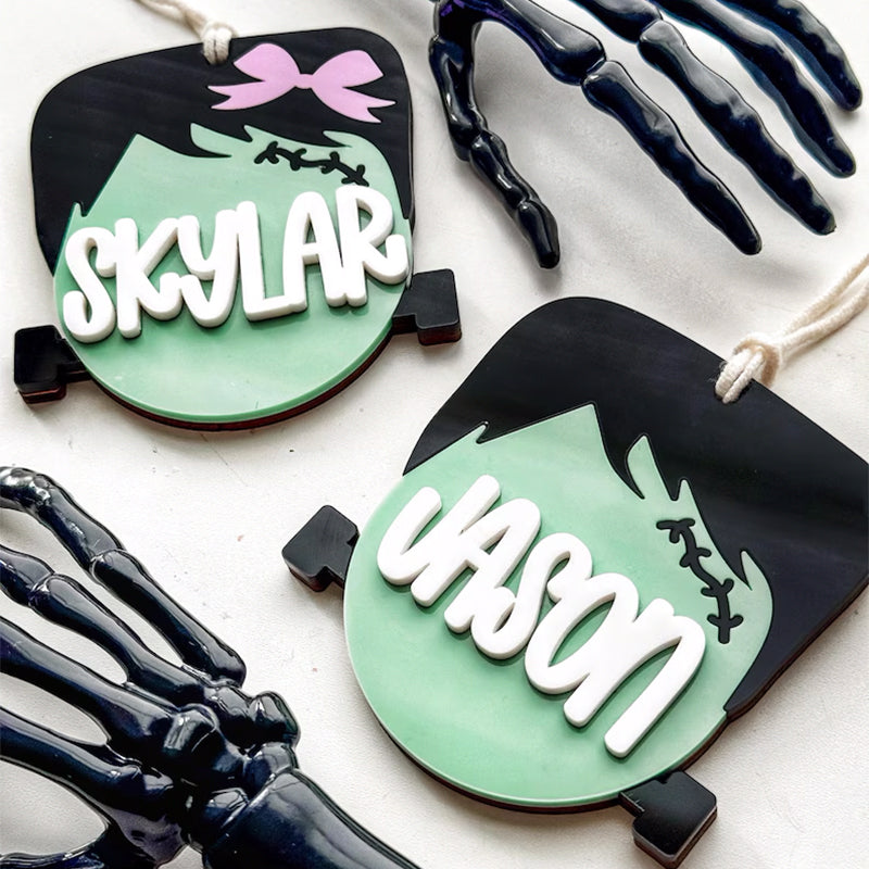 Halloween Basket Tags / Eyeball Name Tags / Boo Basket Tags