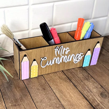 Teacher’s Gift Pencil Holder Desk Organizer