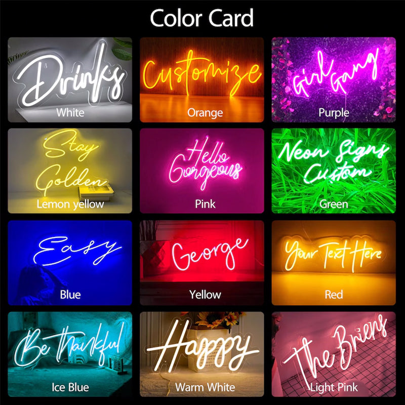 Custom Soccer Name Neon Sign, Football Neon Sign