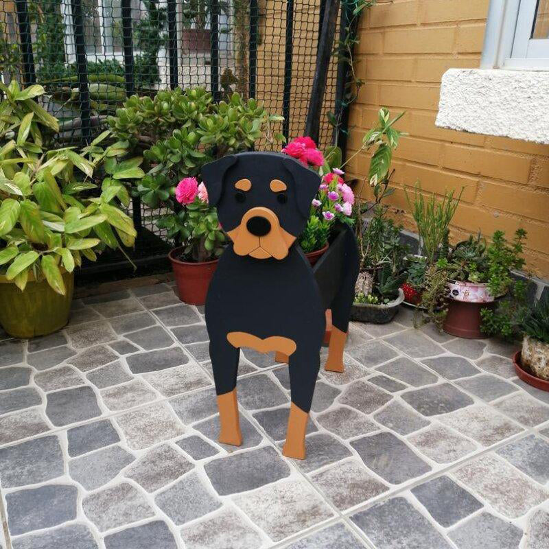 Dog Cat Pet Organizer Patio Indoor Outdoor Wood Planter