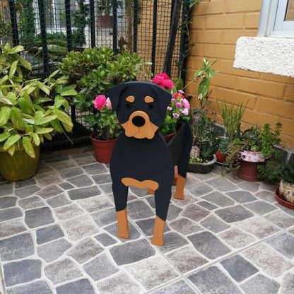 Dog Cat Pet Organizer Patio Indoor Outdoor Wood Planter