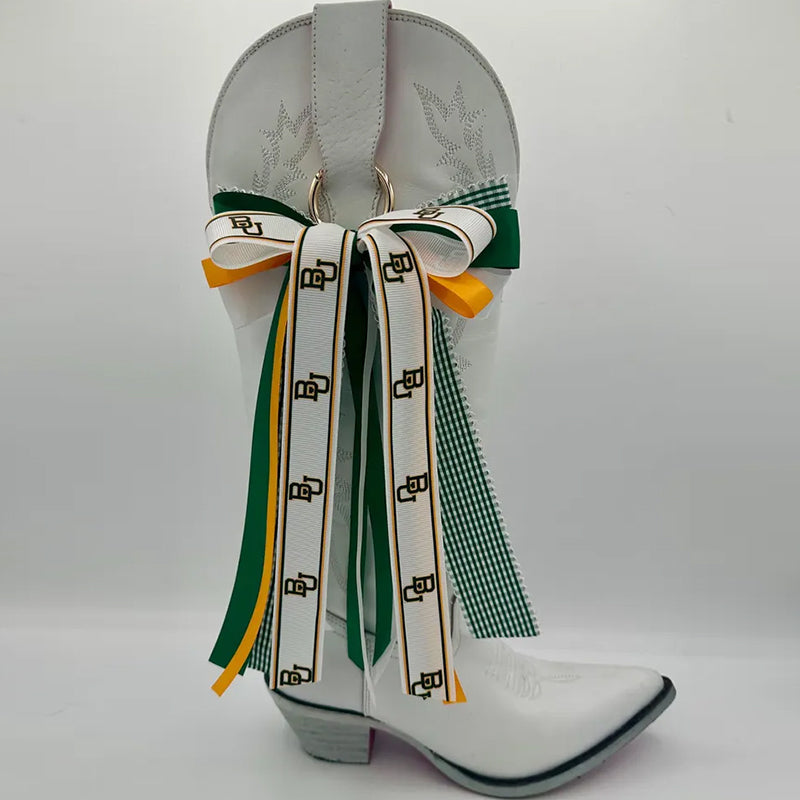 Boot Bow Sets Personalized University College,Game Day