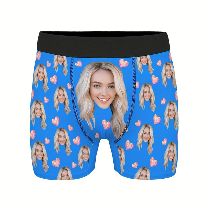Men's Custom Boxer Briefs - Personalized Photo