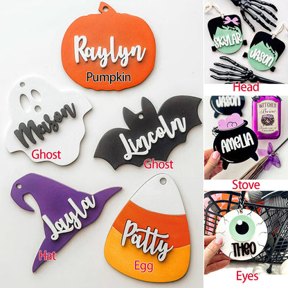 Halloween Basket Tags / Eyeball Name Tags / Boo Basket Tags