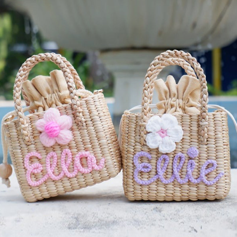 Kids Easter Basket, Monogram Easter Basket, Personalized Easter Basket