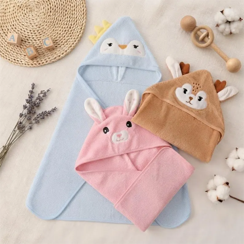 Custom Baby Hooded Towel with Name, Baby Shower Gift
