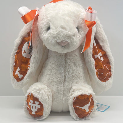 Custom Collegiate Jellycat Bunny: College Acceptance, Graduation