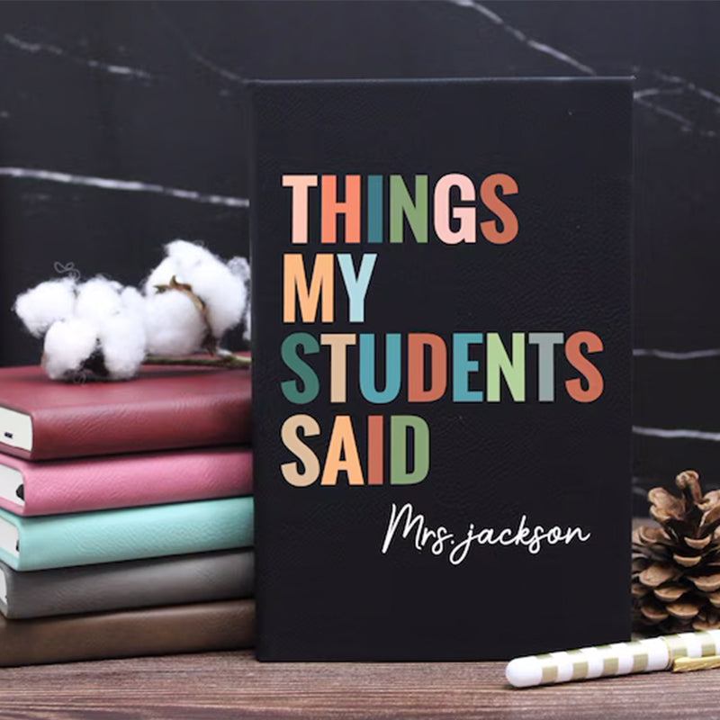 Personalized Teacher Journal,Thank you gift for Teacher