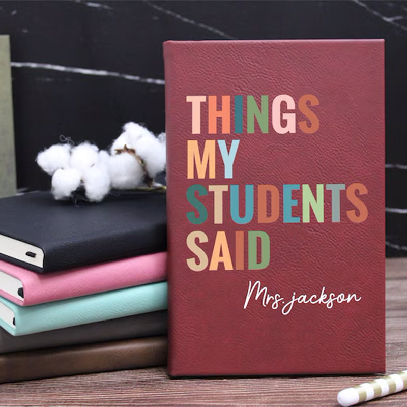 Personalized Teacher Journal,Thank you gift for Teacher