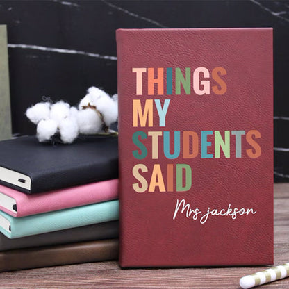 Personalized Teacher Journal,Thank you gift for Teacher