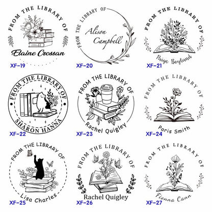 Book Embosser Personalized , Custom Stamp Embosser, Book Stamp, From The Library Of Stamp, Library Stamp