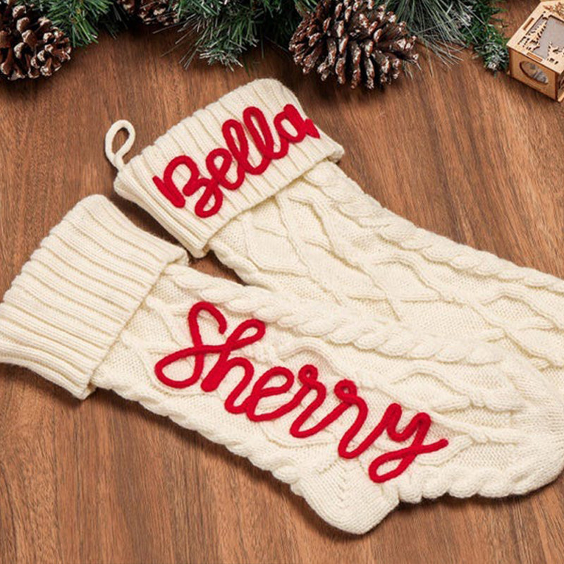Personalized Christmas Stocking Embroidered Holiday Stocking