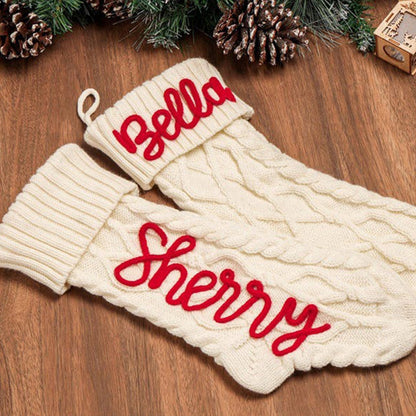 Personalized Christmas Stocking Embroidered Holiday Stocking