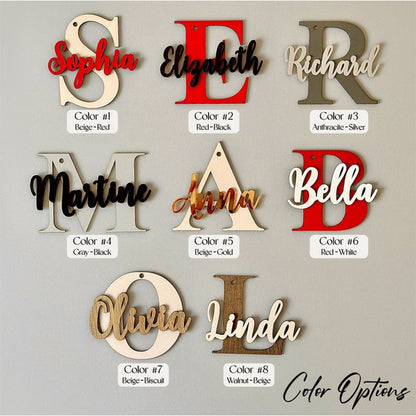 Personalized Christmas Sock Tags