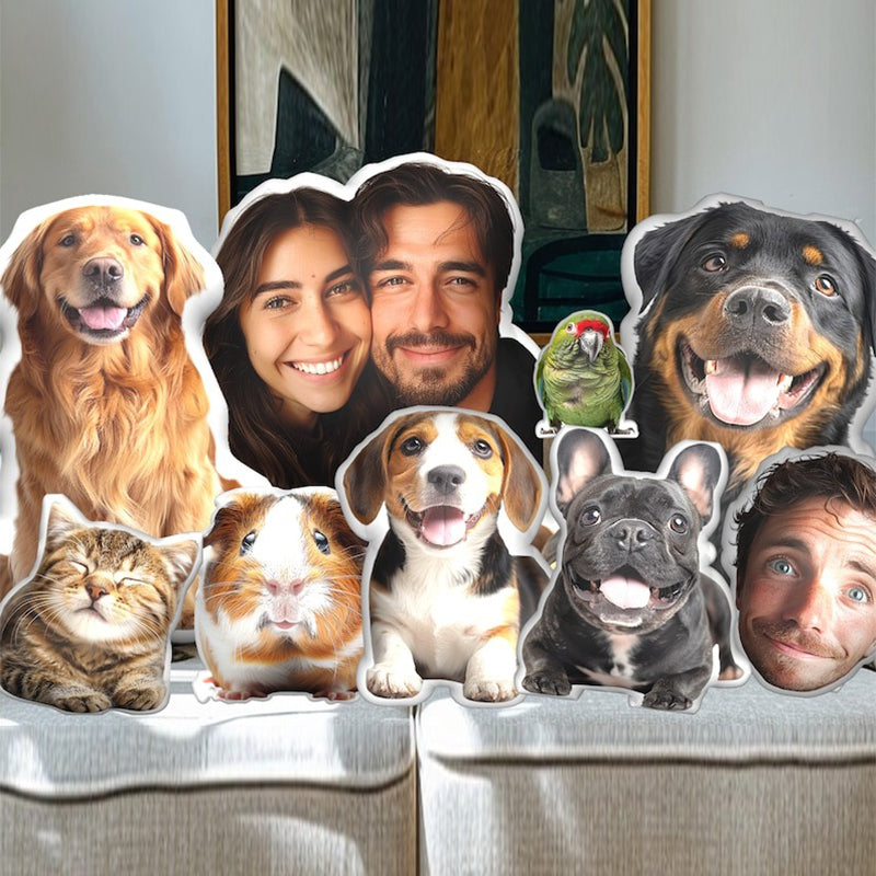 Custom pet pillow，Printed Pet Pillow